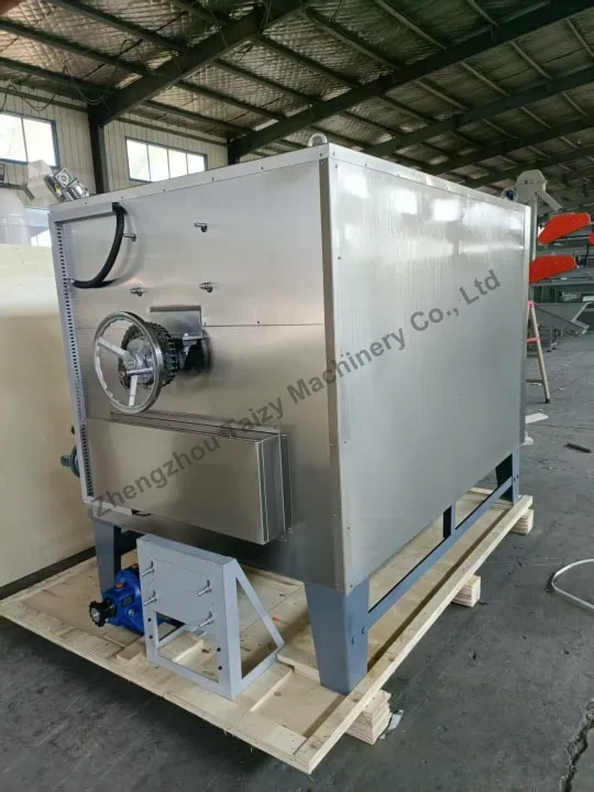Nigerian Customer Purchased A Commercial Peanut Roaster 1 땅콩 볶기 기계