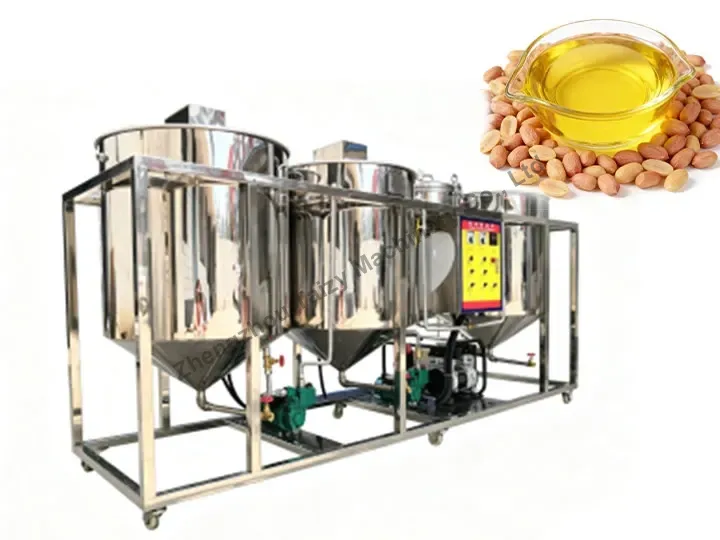 Peanut oil refining machine