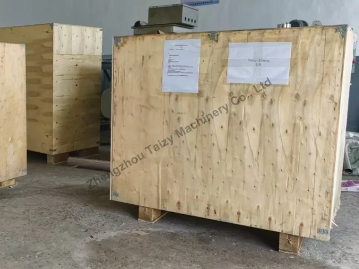 Tanzania Customer Purchased A 400 Kg/H Roasted Peanut Peeling Machine 5 Peanut peeling machine pacakge