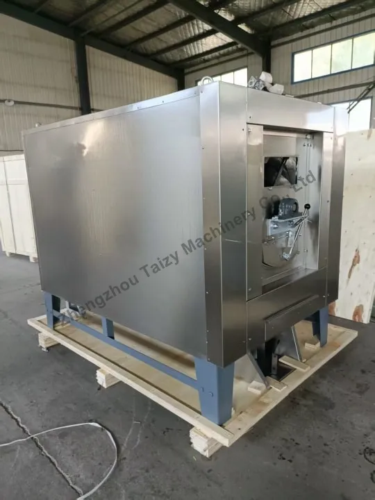 Nigerian Customer Purchased A Commercial Peanut Roaster 3 땅콩 볶음 장비