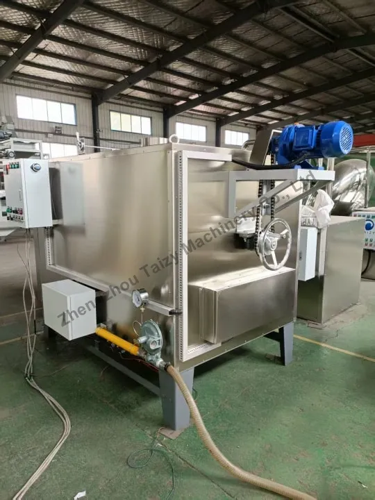 Nigerian Customer Purchased A Commercial Peanut Roaster 2 땅콩 구이 기계