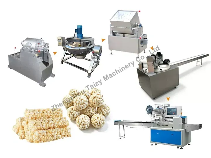 Puffed Rice Candy Production Line 1 Puffed rice candy production line