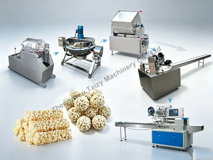 Rice candy production line