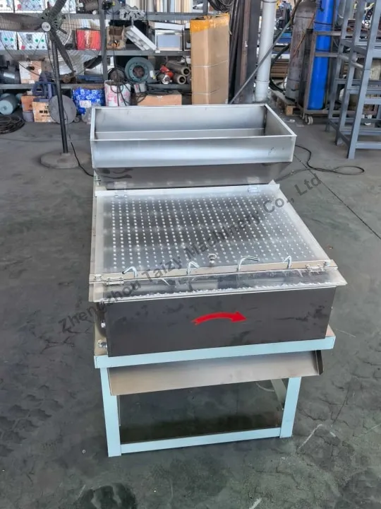 Tanzania Customer Purchased A 400 Kg/H Roasted Peanut Peeling Machine 4 Roasted peanut peeling machine